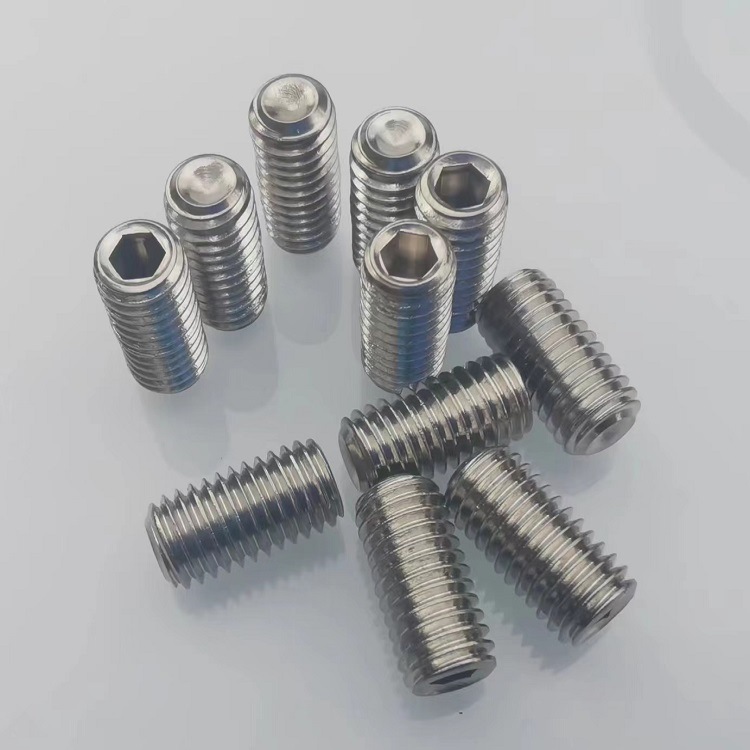 凹端内六角机米螺丝  英制止付螺丝  美制无头止付螺丝 厂家直销