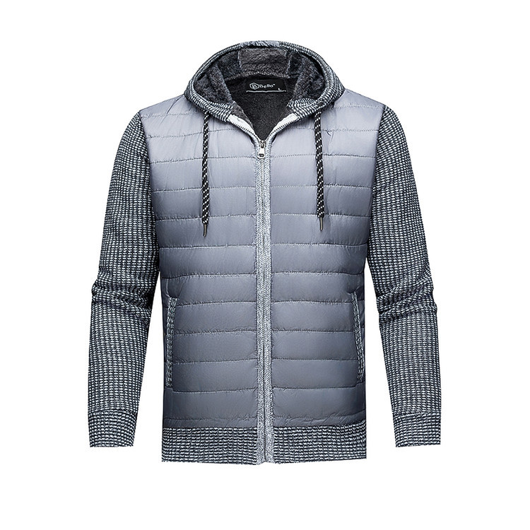 Nuevo suéter de manga larga de terciopelo transfronterizo de moda de hombre chaqueta cálida de terciopelo de comercio exterior camisa de punto