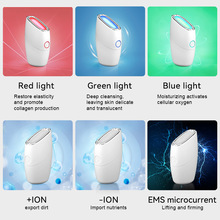 EMS microcurrent led light therapy handheld beauty device�o