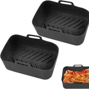 Air Fryer silicone baking tray cross-border silicone pad oven baking tray multi-functional baking tray heat insulation tray cake pad