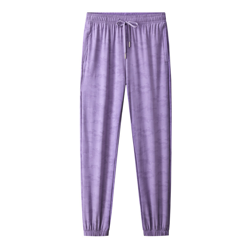 2024 pantalones de secado rápido de seda de hielo para mujer, estilo fino de verano, deportes al aire libre, pantalones de protección solar de secado rápido, fitness y transpirable