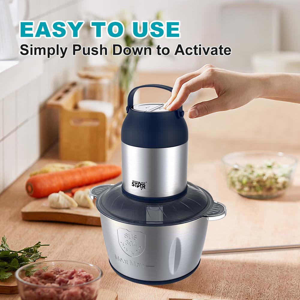 WinningStar comercio exterior spot cocina de cuatro cuchillas trituradoras eléctricas mezcladoras de carne picada multifunción máquina de cocción