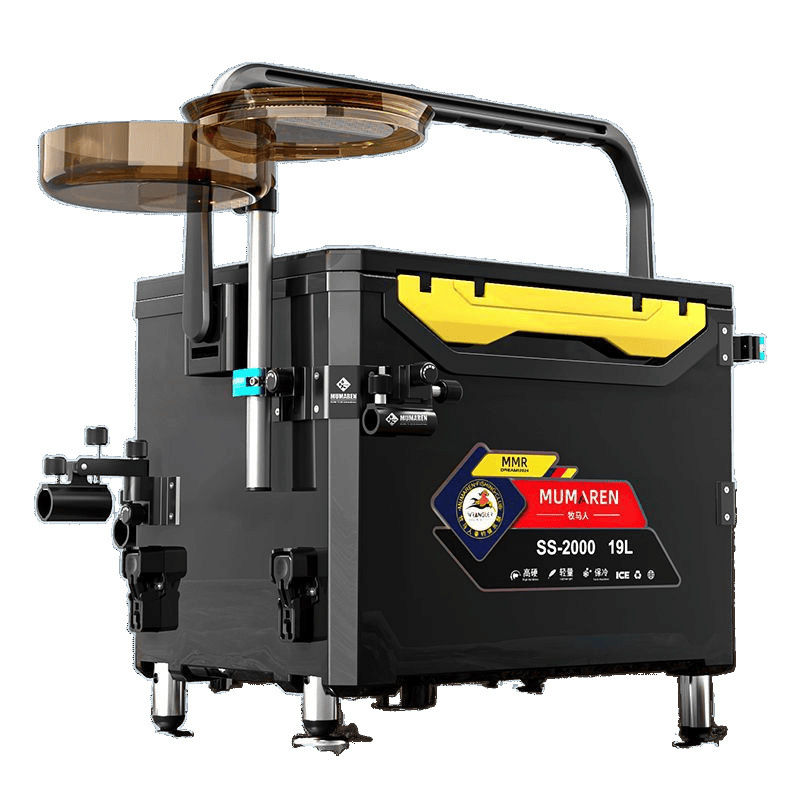 Nuevo pequeño conjunto completo de accesorios gruesos mini se puede sentar ligero y duro multifuncional caja de pesca salvaje fábrica de comercio de automóviles