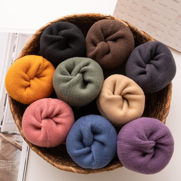 Demi-season cashmere non-slip keep warm socks for men and women
