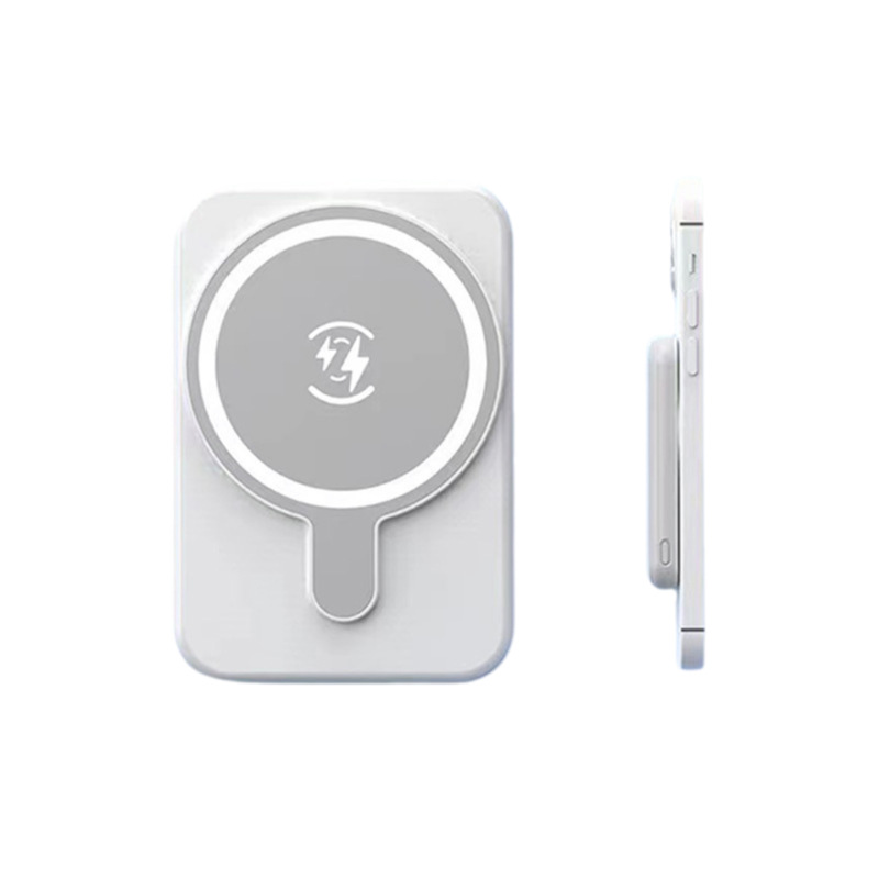 Un tesoro de carga de tipo general, fuente de alimentación magnética portátil de gran capacidad, 5000 mAh, batería de paquete suave de carga mini