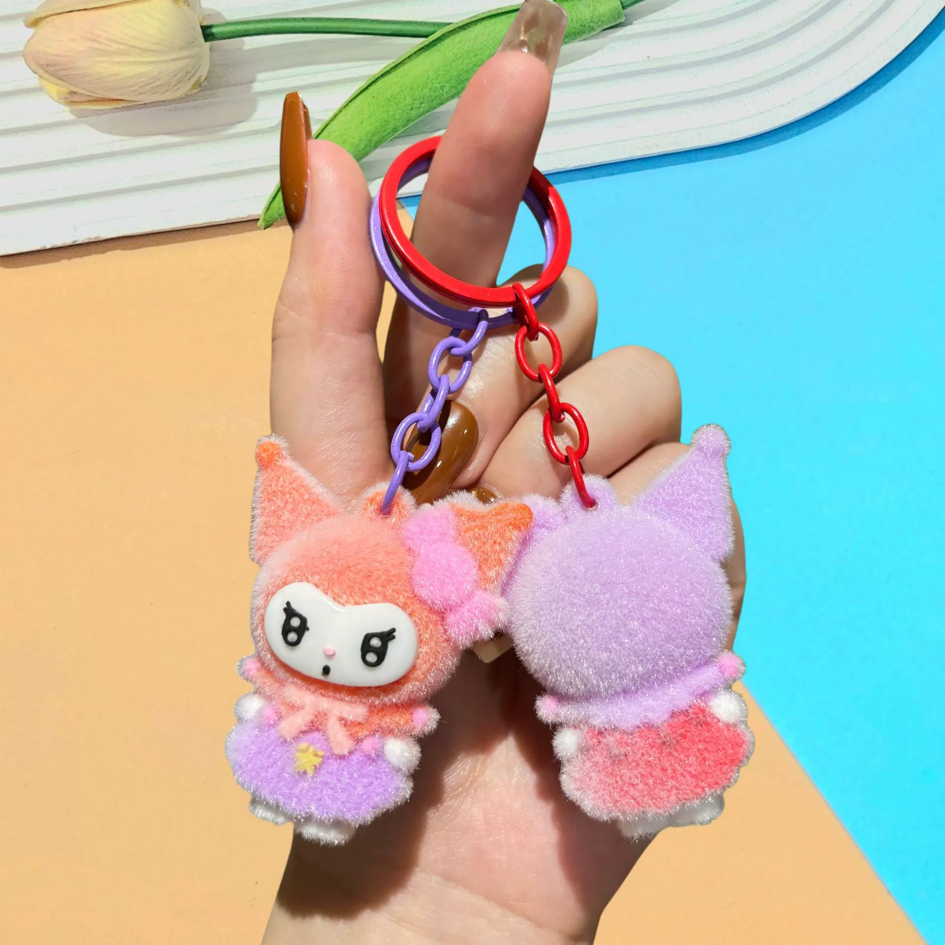 Брелок с мультяшным рисунком для ключей, аксессуар, подвеска, подарок на день рождения