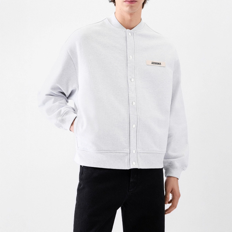 25 Years Early Autumn Collection Unisex Jacquemus Long-Sleeve Sweatshirt Trendy Men's Logo Button Loose Cardigan
