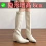 秋冬新款内增高8cm长靴