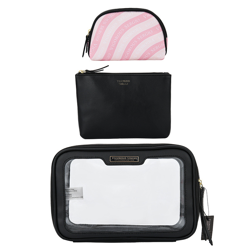 Juego de tres piezas-ola rosa