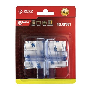 Table Corner Anti-Collision Corner Protector Soft Silicone Kidsren's Anti-Collision Furniture Corner Protector Transparent Pvc Protective Cover Corner Protector 3m Glue