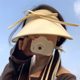 Sunscreen Hat Women's Summer New Face-Covered Bow Fashion Sunshade Hat Large Brim Anti-Ultraviolet Ice Silk Empty Top Hat