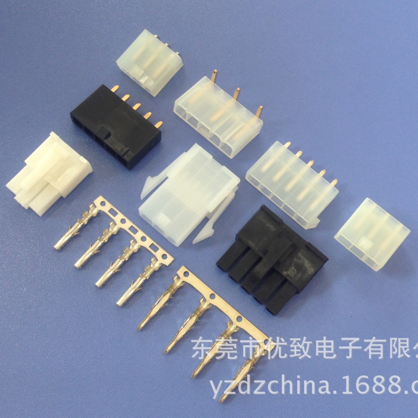 生产4.2连接器5557直针大6P弯针4.2电源针座 4.2直针
