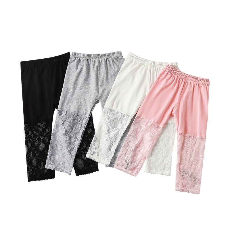 Summer children's leggings, thin lace trousers, lace dress, 2023 collection
