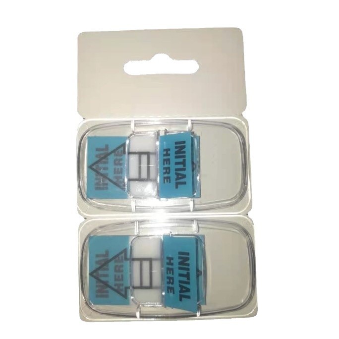 Pegatinas de indicador fluorescente creativo Flecha azul papel de nota N veces pegatinas índice nota adhesiva pegatinas de firma transparente fábrica al por mayor