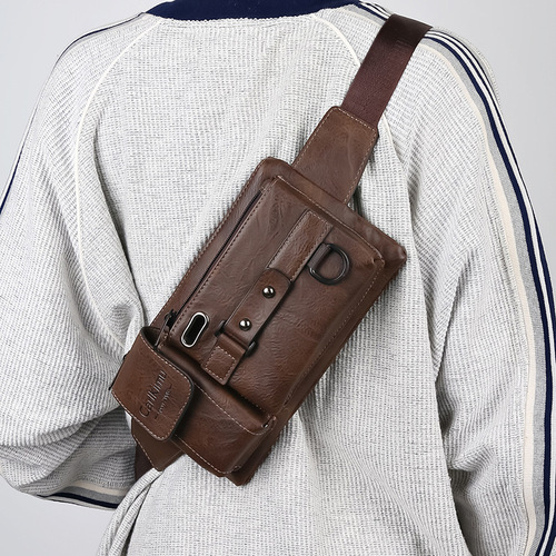 Cross-border professional factory Korean chest bag, men's waterproof oxford cloth, shoulder cross-body bag, outdoor casual sports, riding chest