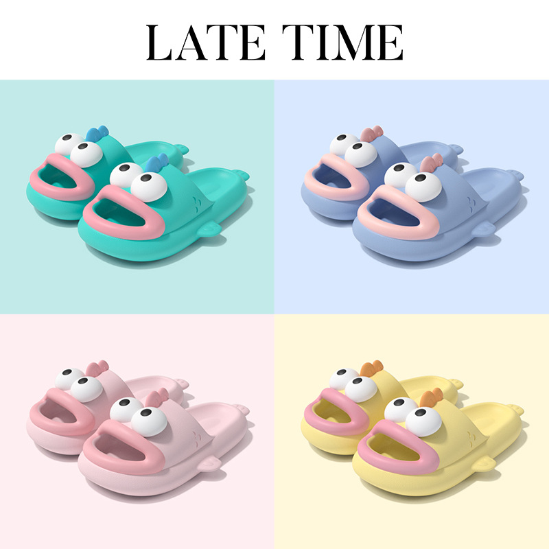 All Red Same Style Chui Chouyu Slippers for Women to Wear Outside in Summer, Indoor and Home Use, Soft-Soled Non-Slip Couple Slippers