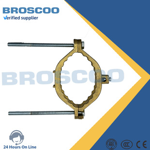 Brass cable connector power fittings special-shaped grounding clamp bolt clamp grounding rod clamp copper wiring clamp