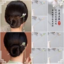 古风发簪盘发珍珠流苏日常百搭汉服简约簪中国风头饰发饰品批发女