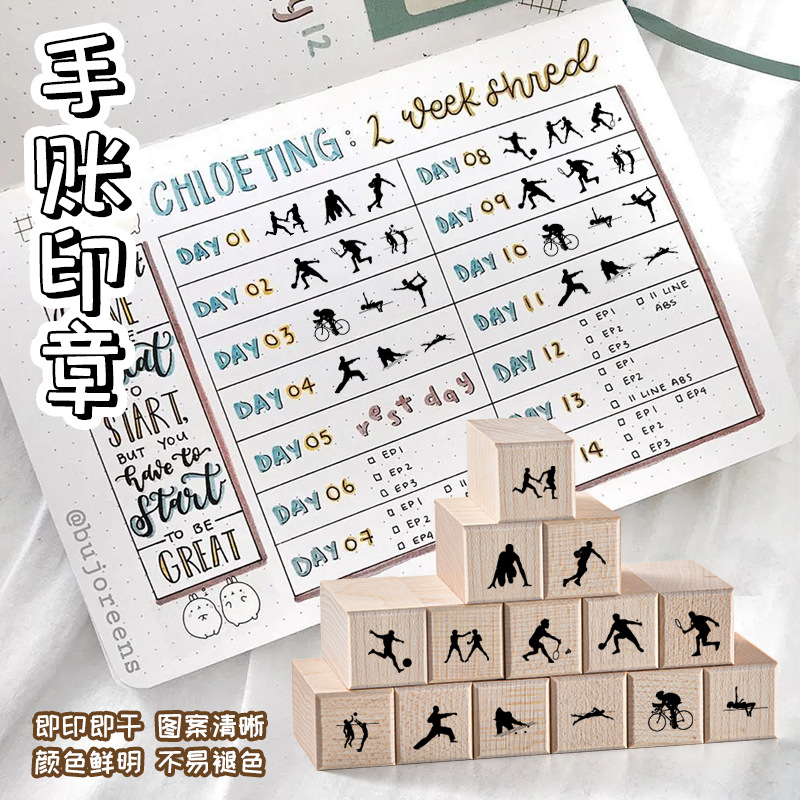 달리기, 농구, 축구, 배드민턴, 탁구, 스몰스탬프, 수영, 사이클, 당구, 요가, 운동, 등록, 펀치카드