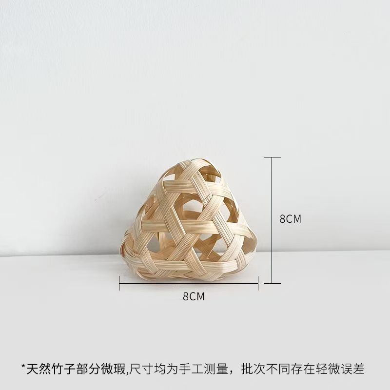 中国风元宵小灯笼5x7纯手工竹编灯笼中秋发光手提灯笼diy演出道具|undefined