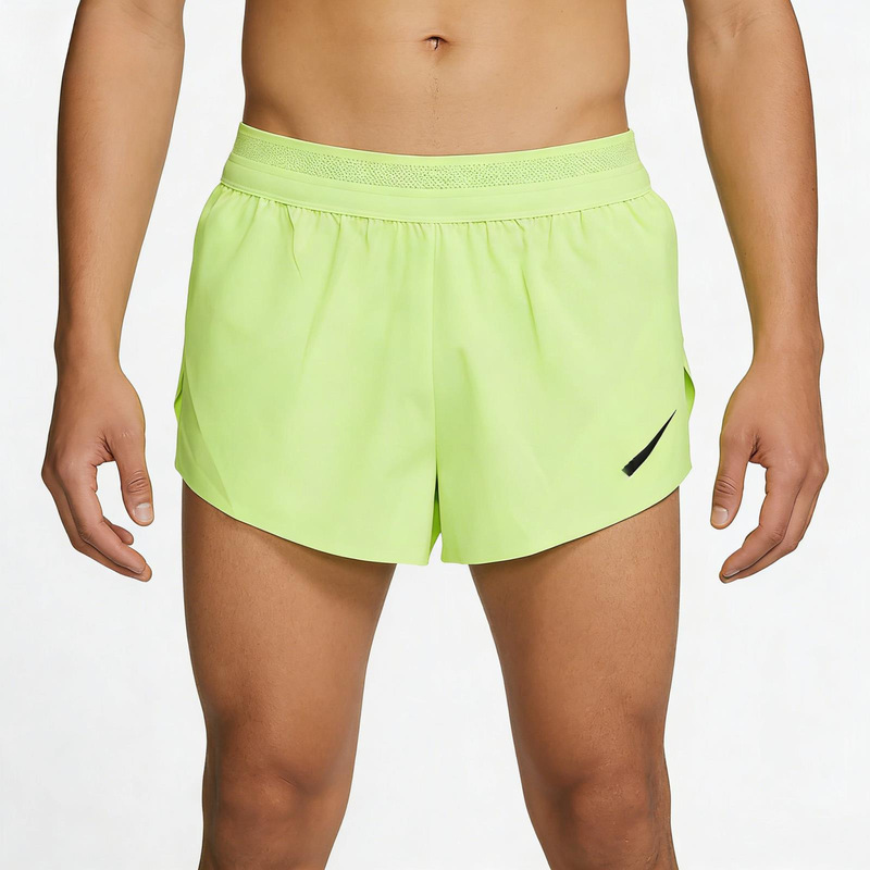Professional Adhesive-Sealed Marathon Running Shorts, Sports Fitness Quick-Dry Breathable Athletic Training Shorts with Lining, Three-Point Length