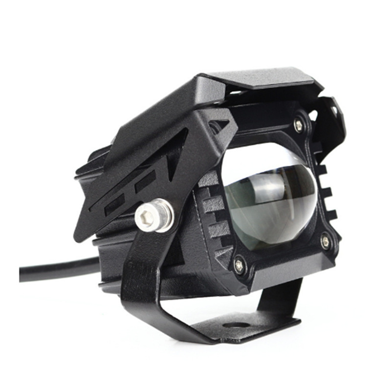faro de motocicleta LED de dos colores faro externo de luz alta y baja vehículo todoterreno reformado faro de motocicleta