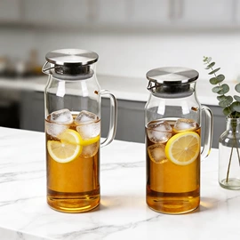 玻璃杯;茶叶罐;茶壶