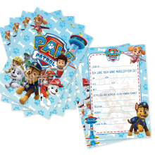 亚马逊热卖爆款汪汪队生日节日聚会派对邀请卡贺卡请帖