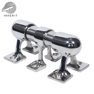 Double leg bracket 25mm ship yacht railing Handrail Bracket base Amazon Supply stern boat middle bracket