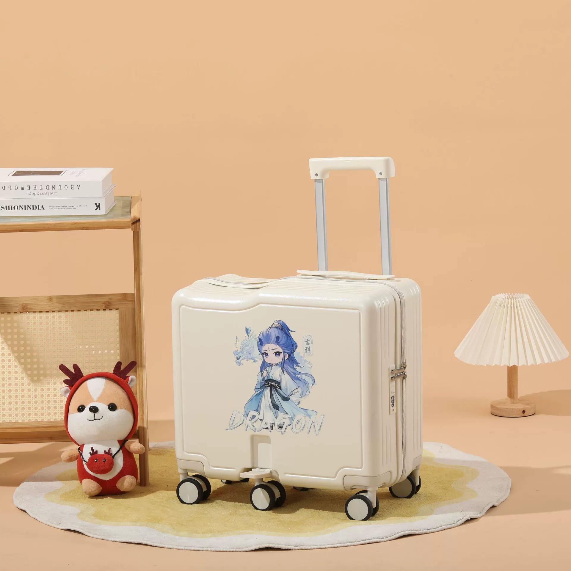 Durable suitcase with seat, increased thickness