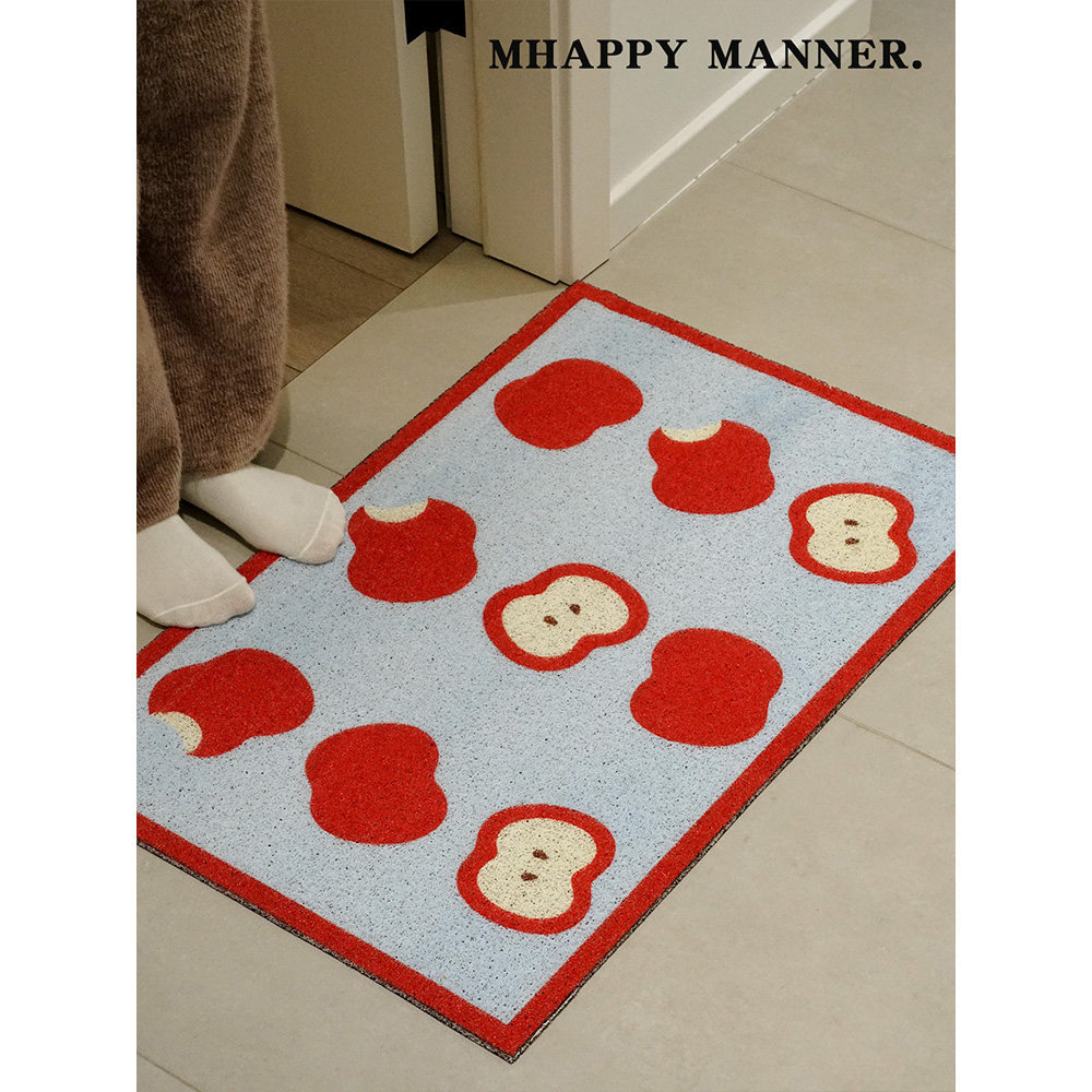 Apple floor mat