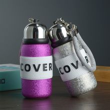 简约高颜值钛保温杯户外便携小巧口袋杯高端双层钛提绳防摔水杯