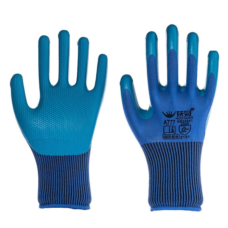 Fabricante mayorista guantes de protección laboral sitio de trabajo seco desgaste emulsión guantes de inmersión