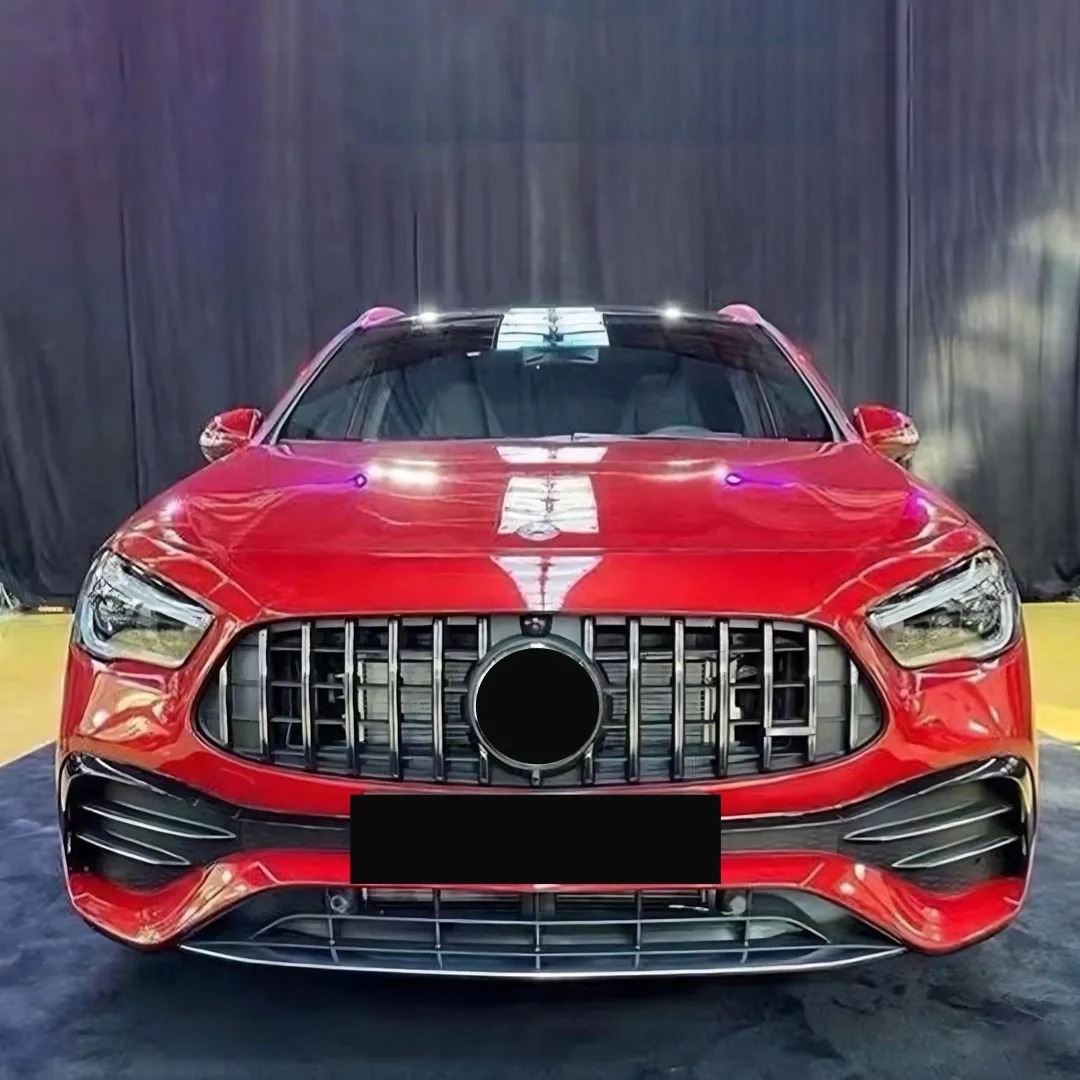 Suitable for 2020-2024 Mercedes-Benz Gla Standard Overseas Version H247 Modified Gt Vertical Bar Grille Original Car Replacement