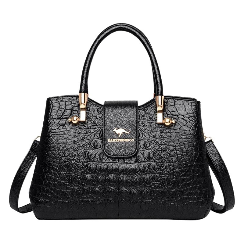 Bolso 2024 nuevo patrón de cocodrilo de gama alta para mujer bolso de madre bolso de mensajero de hombro para mujer