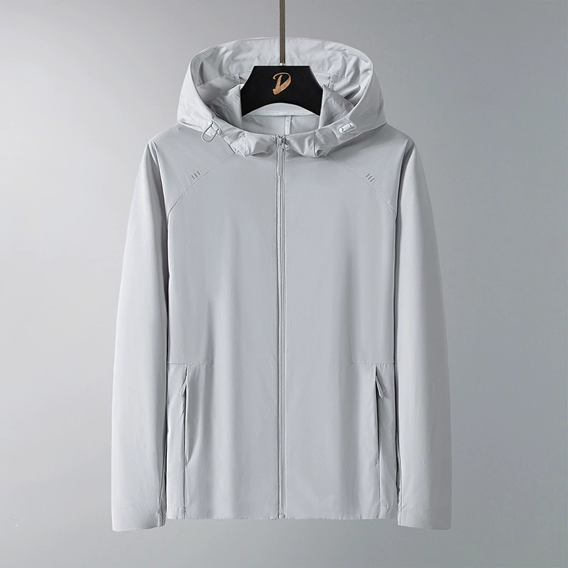 Птичий дом высококачественный солнцезащитный крем мужской летний открытый ледяной шелк солнцезащитный крем с капюшоном эластичная и дышащая женская кожа ветровка