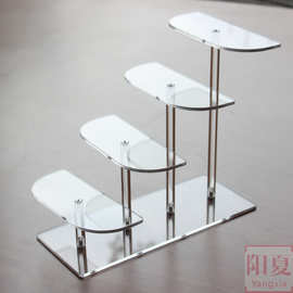 亚克力透明多层眼镜手办展示架化妆品小商品陈列架皇冠手链展示