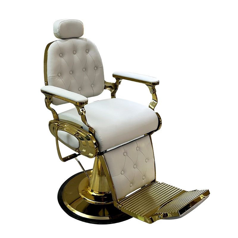 Silla de barbería retro ajustable para hombres cabeza grasa barbería de estilo antiguo barba silla de barbería silla