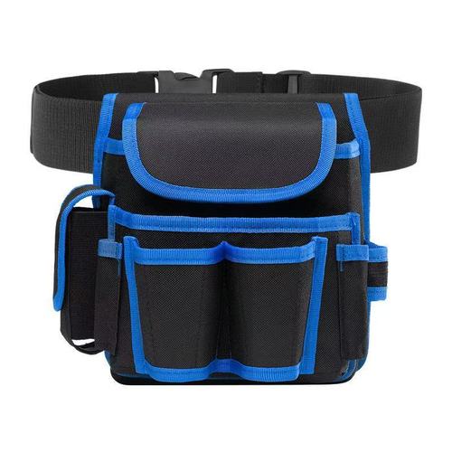 Electrician Tool Kit Waist Bag Portable Electrician Woodworking Durable Thick Waterproof Electrician Oxford Cloth Waist Bag Multifunctional Waist Bag