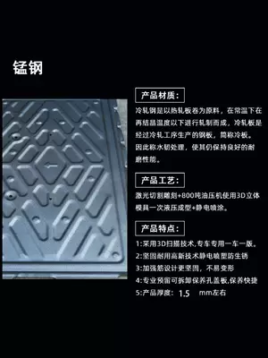 panel, car motor chassis armor – Underbody protection plate/engine baffle
