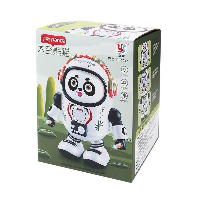 La misma luz, música, swing, danza, panda espacial, mercado nocturno en línea, juguetes eléctricos para niños transfronterizos transfronterizos