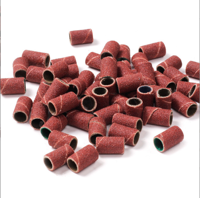 Transfronterizos para nuevos productos de molienda de uñas de alta calidad, molienda de anillo de arena 80#120#180#100 cápsulas / paquete en stock