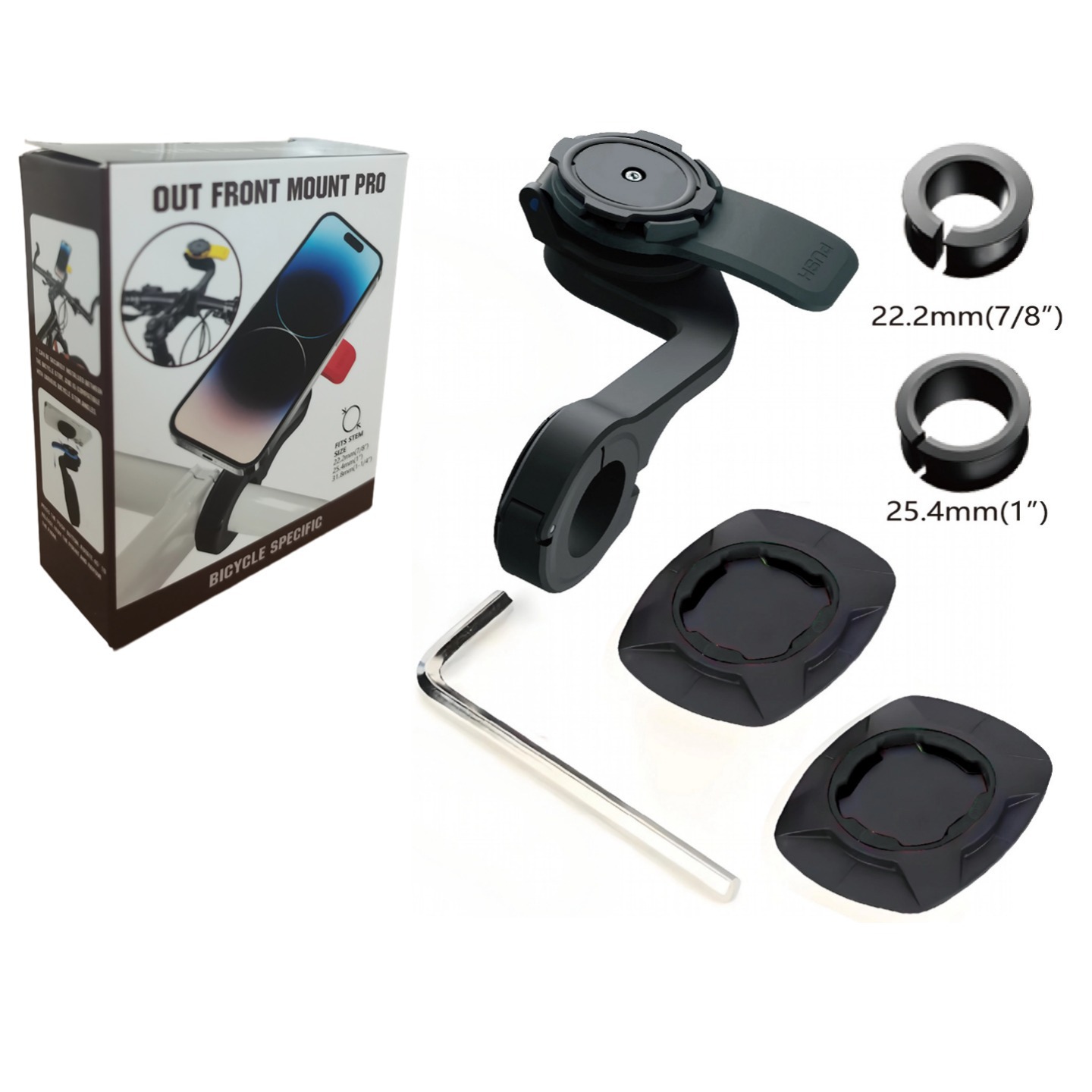 新款手持电动车手机壳支架摩托车导航自行车骑行360旋转背贴