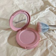 HERORANGE~Soft Mist Creamy Powder Blush Low Saturation Monochrome Palette Peach Peach Orange Soft Mist Mat Natural for Female Students