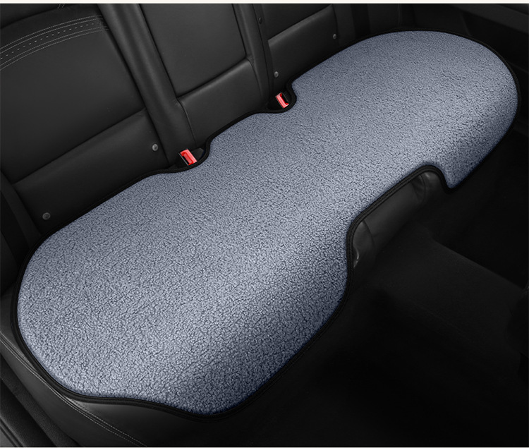 New Plush Car Seat Cushion with the Word "Fu" for Good Luck and Good Luck Embroidered Seat Cushion Car Winter Non-Slip Warm Car Seat Cushion