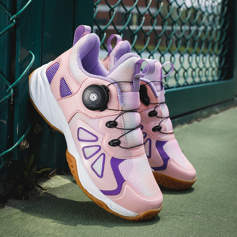 Cross-border Children's Badminton Shoes Boys and Girls Summer Breathable Mesh Surface Student Training Shoes Lightweight Non-slip Tennis Shoes