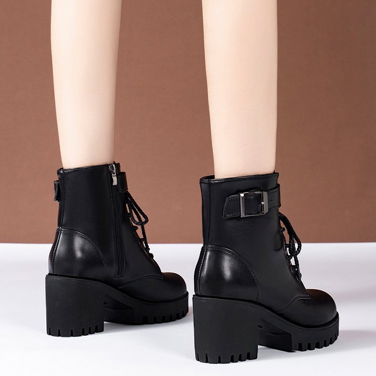 Damen Regenstiefeletten Synthetik Militärstiefel Casual Flache Runde Zehenpartie Slip-On Partyschuhe Alltagsschuhe Stiefel_voghion.com