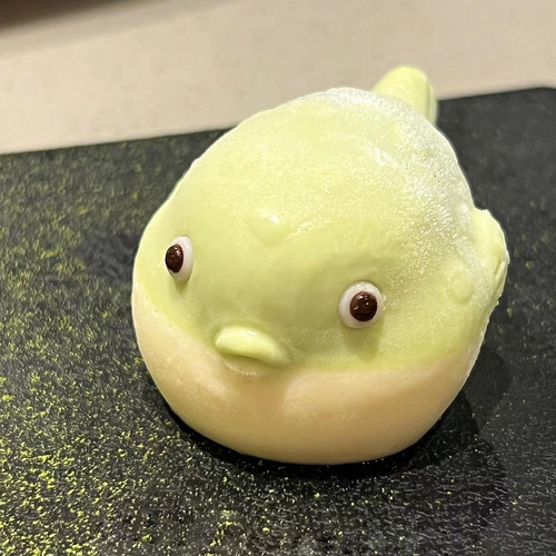 Cake baking mold 3D stereoscopic puffer fish mousse mold same as chocolate pudding ice cream mold