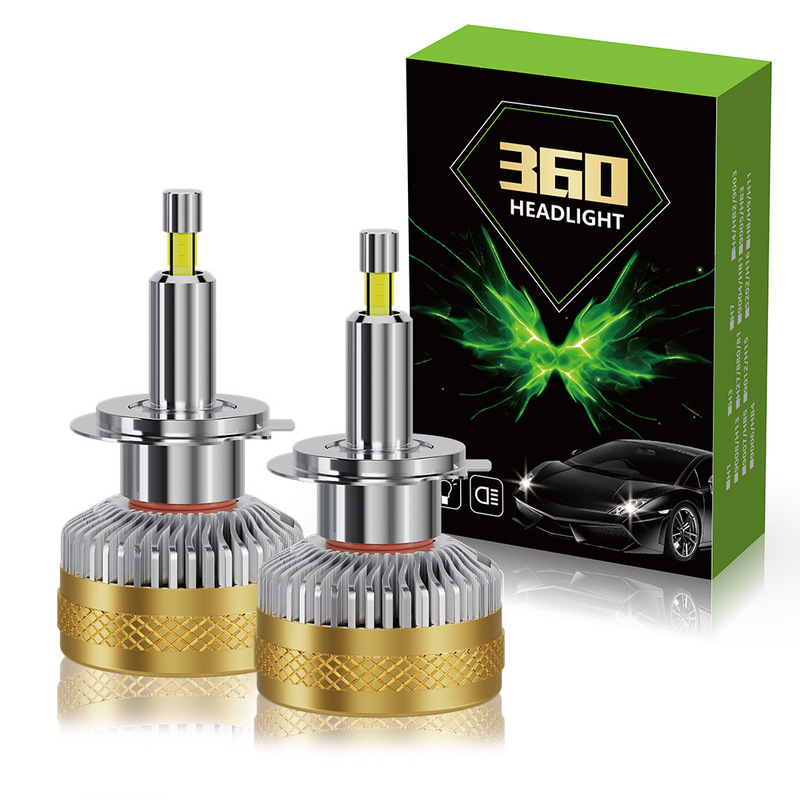 8-sided 360 ° luminous LED headlights R8 car LED headlights H7 H4 H1 headlights cross-border for 12V 8-sided 360 ° luminous LED headlights R8 car LED headlights H7 H4 H1 headlights cross-border for 12V