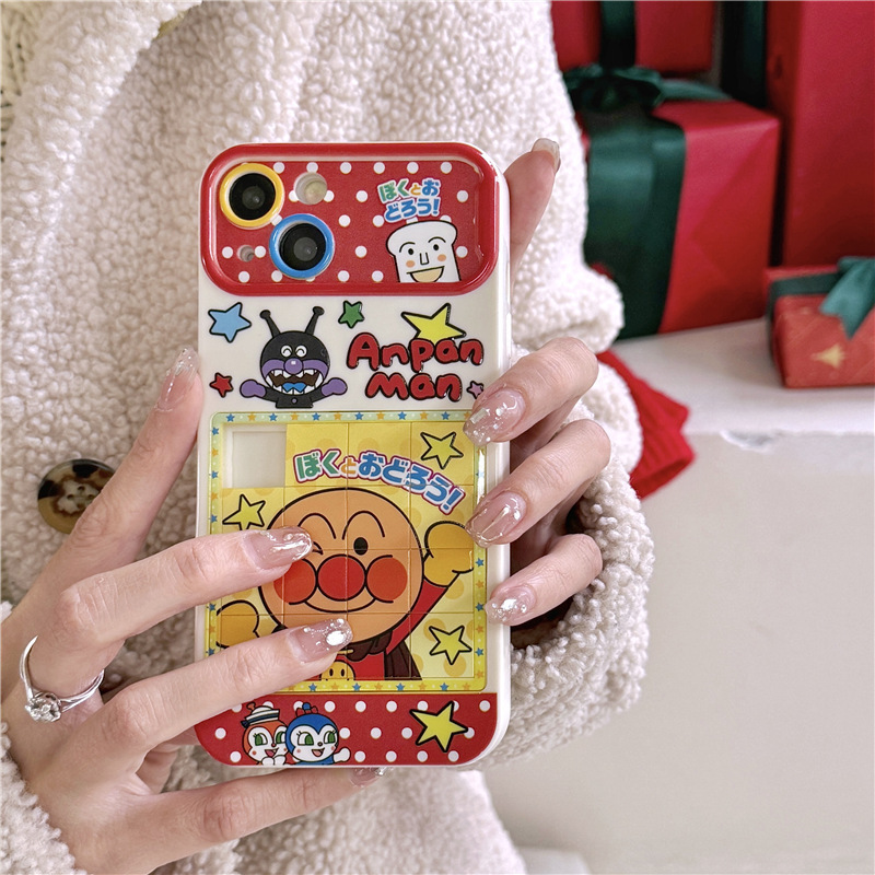Puzzle bread Superman for iPhone15 cartoon 14promax12 phone case Apple 13 new 11 drop-resistant Puzzle bread Superman for iPhone15 cartoon 14promax12 phone case Apple 13 new 11 drop-resistant